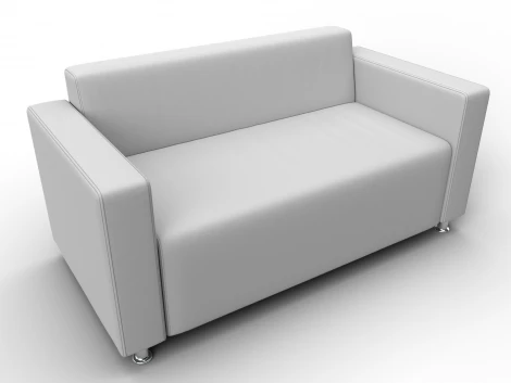 Диван прямой Лига-093 ВН (ДСП,Брус,Фанера,Экокожа/Белый) Лига Диванов 134959