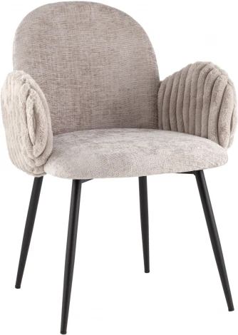 Стул обеденный Stool Group Wave Stripes букле серый арт.УТ000040342