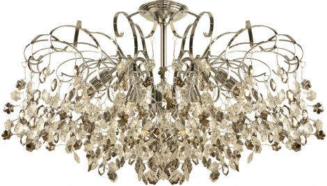 Потолочная люстра хрустальная на штанге Reluce 08285-0.4-08 CR (220V)