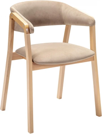 Кресло Dalia Soft Beige/Натур R-Home арт.400012510h_diagbeige_natur