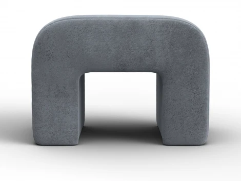 Пуф 008 (ДСП,Брус,Фанера,Велюр/Серый) Лига Диванов 132385