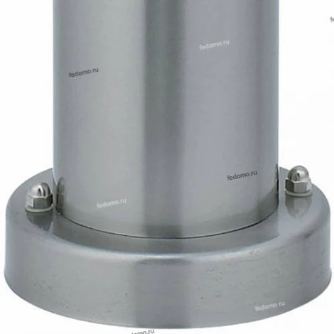 Столб уличный Horoz Kayin, 1 плафон, никель с прозрачным