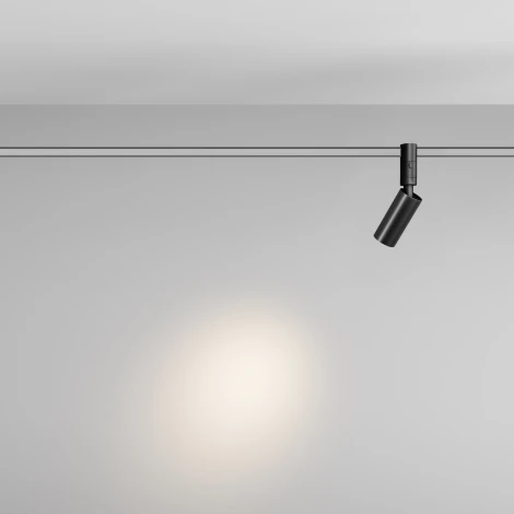 Трековый светильник 5Вт 48V Maytoni Focus Led TR201-1-5W3K-M-B (круглые)