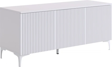 Зефир Тумба 115.01 Mebelson (ЛДСП,МДФ,Металл/Светлое дерево,Белый) арт.UL.115-M.103.01.3262