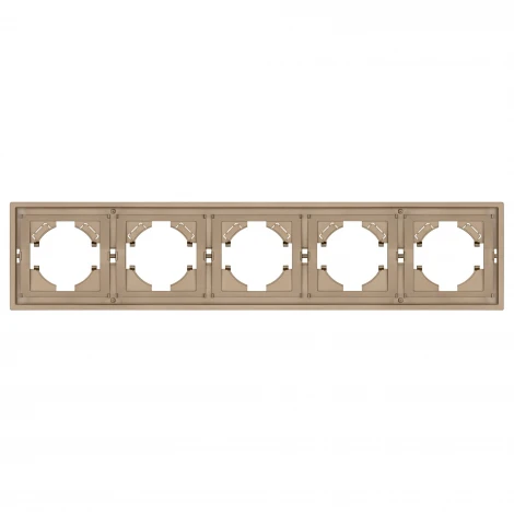 Рамка пластиковая FRM-TENDO-PL-5-GD (Arlight, Песочный) 053854