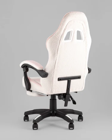 Кресло спортивное TopChairs MG-7019 букле бело-розовый TopChairs УТ000042694
