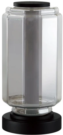 Настольная лампа Odeon Light Jam 5408/10TL черный/дымчатый/металл/стекло/акрил LED 10W 3000K 700Лм (220V, выключатель)