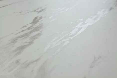 Стол NORD 240 MARBLES KL-99 Белый мрамор, итальянская керамика / черный каркас М-City