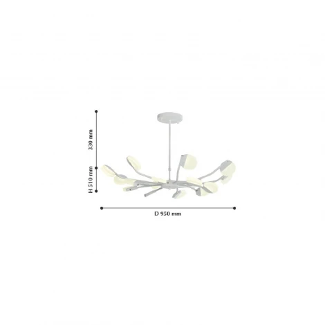 Потолочная люстра Favourite Mense 2264-16P