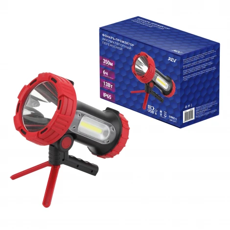 Кемпинговый фонарь светодиодный на треноге аккумуляторный с зарядкой от USB Ritter 29112 1