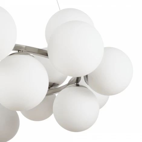 Подвесная люстра MyFar Aerton MR1949-20P (220V, на тросе, шарики, молекулы)