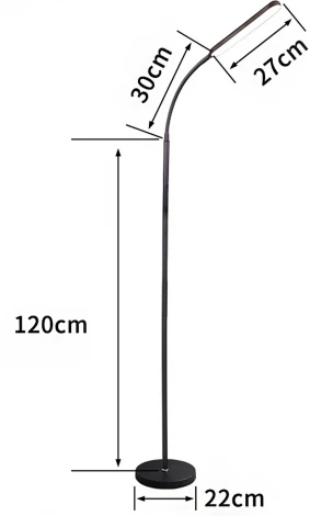 Торшер светодиодный Reluce 00089-0.6-01 BK (220V)