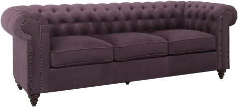 Диван Chester Classic ОГОГО (арт.665434), (Ткань/Сиреневый)