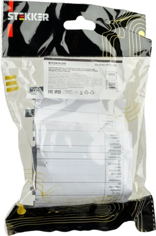 Переключатель одноклавишный перекрестный (черный) Stekker Катрин 49177