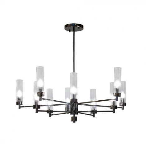 Подвесная люстра на штанге AM Group INDIGO INDIGO SP10 PEARL BLACK (220V)