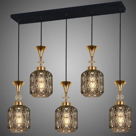 Подвесной светильник Reluce 02003-0.9-05L SMOKE