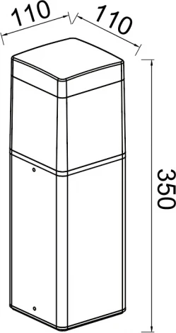 Уличный наземный светильник Mantra Chicago 8846 (220V, IP65)