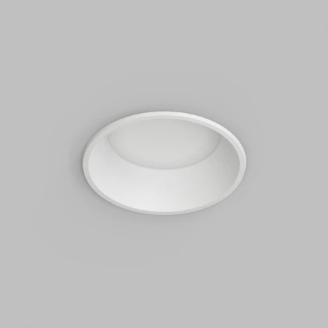 Встраиваемый влагозащищенный светильник 12 Вт LED 3000-4000-6500K, IP44, алюминий, акрил Denkirs Trim DK2450-WH