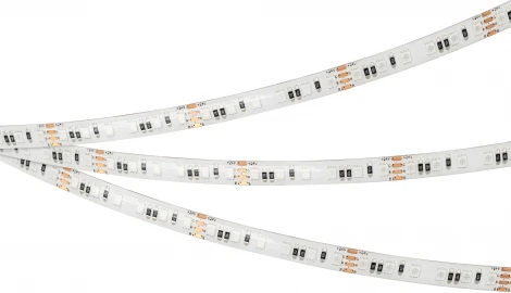 Светодиодная лента герметичная RTW-SE-A120-8mm 24V RGB (12 W/m, IP65, 2835, 5m) (Arlight, 5 лет) 042906