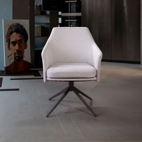 Стул с кручением Top Concept Ben, светло-серый