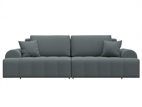 Диван прямой Лига-080 (ДСП/Пластик/Рогожка/Серый) Лига Диванов 131111