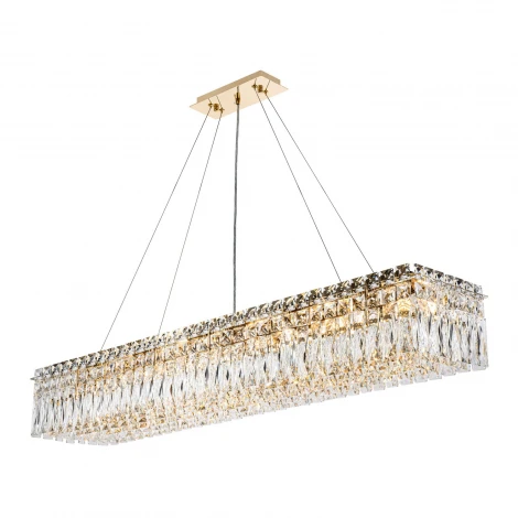 Подвесная люстра хрустальная Modelux ML.7084.1200 GD