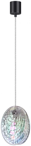 Подвесной светильник Odeon Light Mussels 5039/1 черный/перламутровый/металл/стекло G9 1*40W (220V, на проводе)