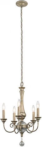Подвесная люстра Rosalie KL-ROSALIE-5A Kichler (220V, на цепи, свеча)