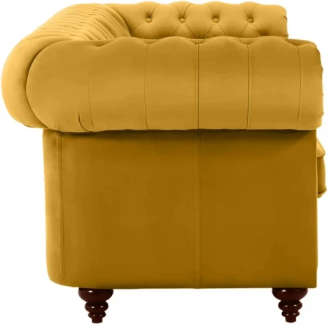 Диван Chester Classic ОГОГО (арт.665425), (Ткань/Желтый)