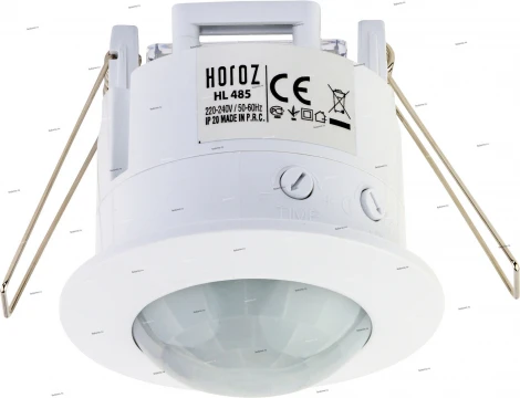 Датчик движения инфракрасный встраиваемый Horoz Corsa, белый, 1200W, IP20