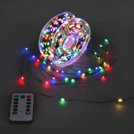 Гирлянда светодиодная Роса 100м 1000LED с контроллером и пультом Sneha A-929 MIX