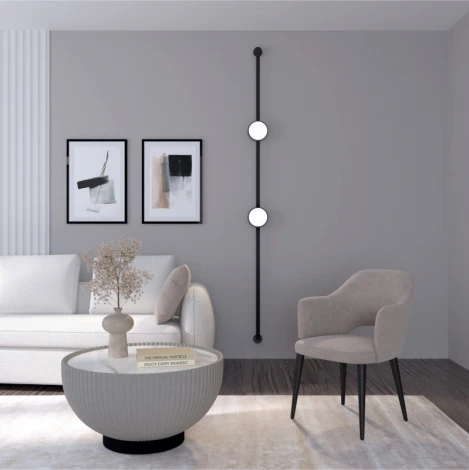 Трековый светильник 48V Denkirs Belty Flow DK5567-BK (LED)