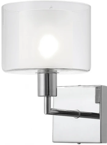 Бра Crystal Lux Maestro AP1 CHROME (220V, круглые)