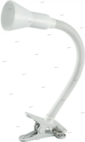 Офисная настольная лампа на прищепке Arte Lamp Cord A1210LT-1WH (220V)