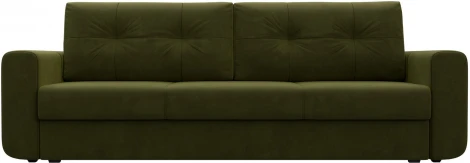 Диван прямой Лига-031 (Зеленый/Микровельвет) Лига Диванов арт.121264