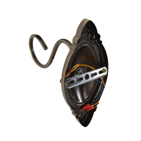 Бра с хрустальными подвесками в форме подсвечника Lumion Luina 8346/1W бронза/прозрачный, металл/хрусталь E14 1*40W 220V