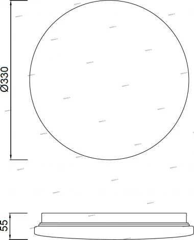 Потолочный светильник круглый Mantra Zero 5944 (LED, 220V)