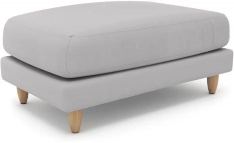 Банкетка Arsko Корс 2 светло-серый велюр