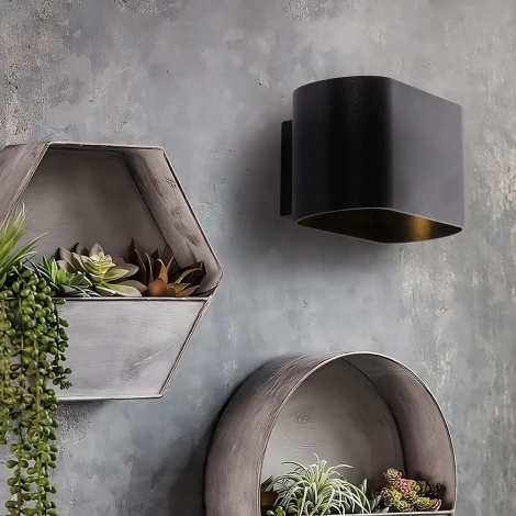 Светильник настенный Feron ML1780 Oval 48435 G9,15W, чёрный IP20 (220V)