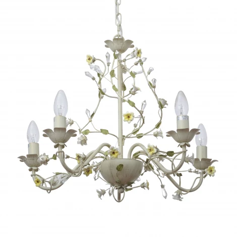 Подвесная люстра Abrasax SD0991/5 (220V, на цепи, свеча, цветы)