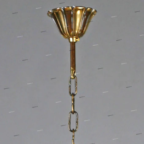 Люстра подвесная Ambiente by Brizzi Navarra, 6 ламп, бронза с белым