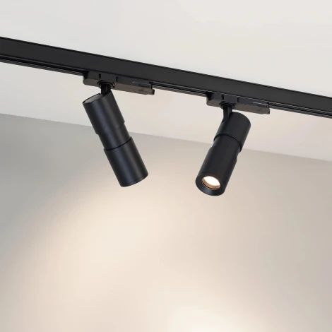 Трековый светильник светодиодный LGD-ARTEMIS-TRACK-4TR-R55-12W Day4000 (BK, 8-80 deg, 230V, DALI) (Arlight, IP20 Металл) 057691