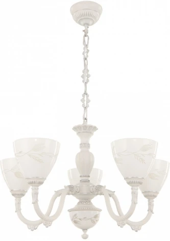 Подвесная люстра Arte Milano AM343837 347837/5 WT+SL (220V, на цепи)