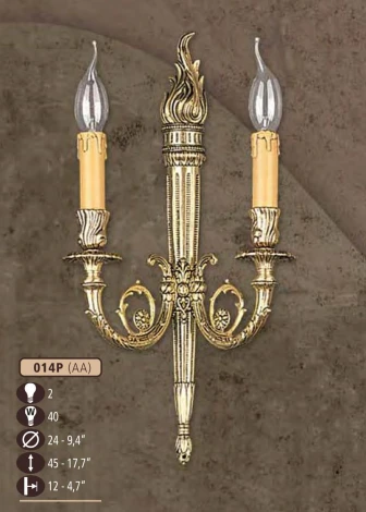 Бра Riperlamp 014P 014P/2 AA