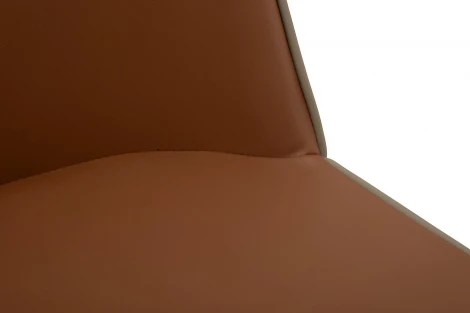 163YH-06995 Стул обеденный экокожа терракота/бежевый 55*45*82см Garda Decor