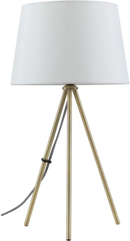 Интерьерная настольная лампа на треноге Freya Sandy FR5118TL-01BS (220V, выключатель)