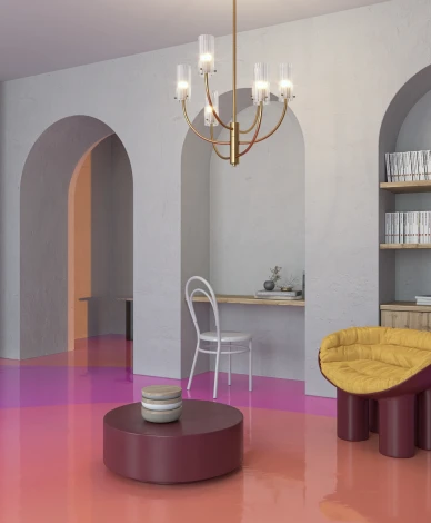 Подвесная люстра Maytoni Arco MOD223PL-03BS (220V, на тросе)