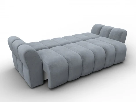 Диван-книжка Лига-111 (ДСП,ЛДСП,Велюр/Серый) Лига Диванов 136694