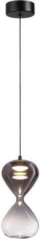 Подвесной светильник Odeon Light Glessi 5092/4LA черный/дымчатый градиент/прозрачн./металл/стекло LED 4W 4000K (220V, на проводе)