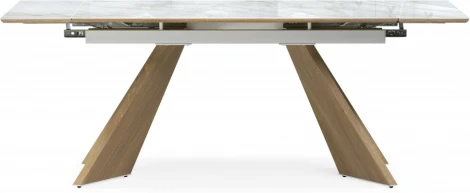 Керамический стол Ливи 140 (Ливи 140(200)х80х78 carla larkin / черный дуб монтана) Woodville арт.588022